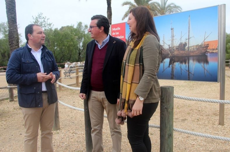 El PP reprocha a la Diputación su 'incompetencia' al tener cerrados el Muelle de las Carabelas y el Foro