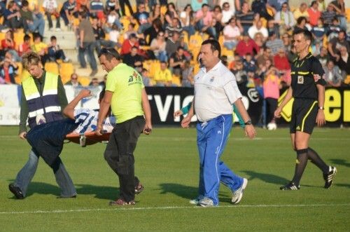 Borja Granero padece un esguince de tobillo