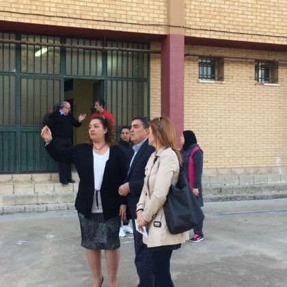 Obras de reforma en el colegio Onuba de la capital