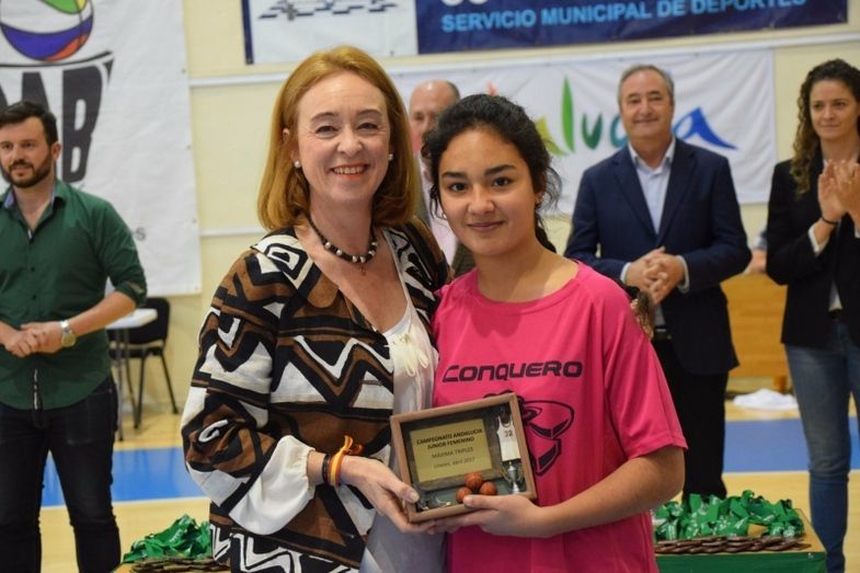 Tres jugadoras del Conquero, premiadas en el Andaluz Junior