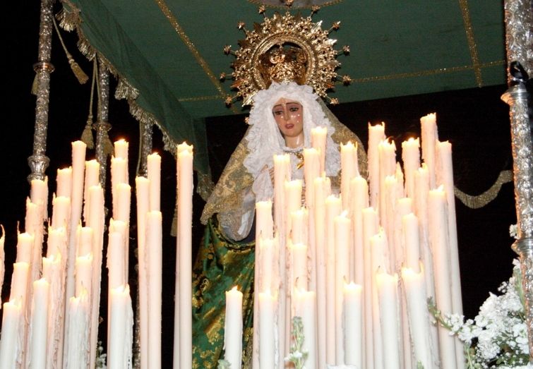 La Oración en el Huerto y la salida de la Hermandad del Cautivo y la Esperanza retoman la Semana Santa de Cartaya