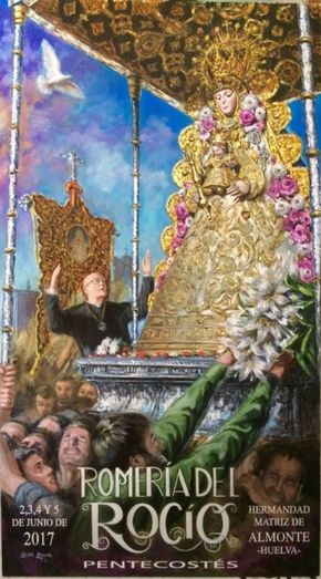 La Hermandad Matriz de Almonte presenta su cartel anunciador de la Romería del Rocío 2017