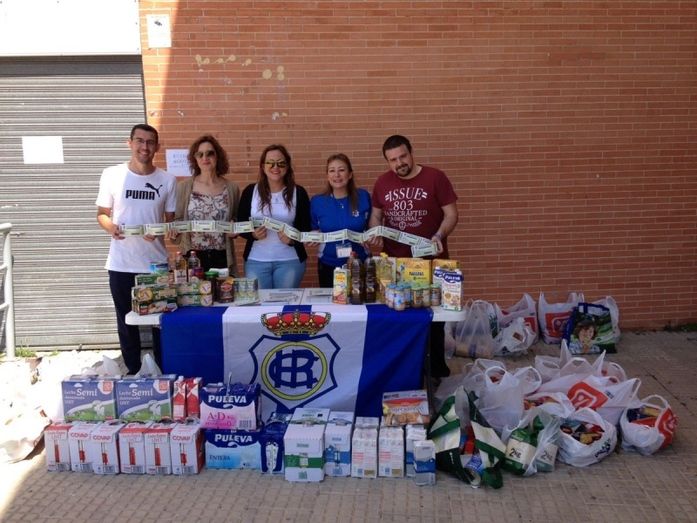 El Banco de Alimentos estará desde las 10.00 en las taquillas de Gol Sur para dar las entradas restantes