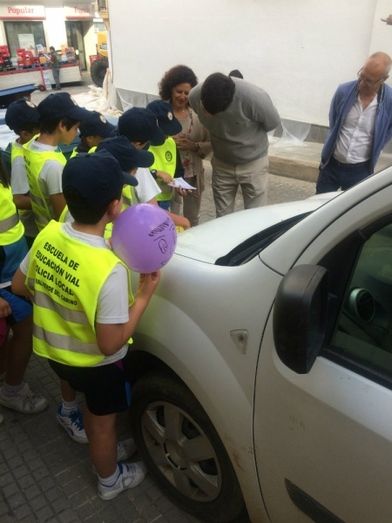 150 escolares valverdeños participan en la IV Escuela de Educación Vial de la Policía Local