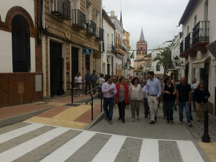 Valverde recupera su calle Real de Arriba tras la rehabilitación acometida por el Ayuntamiento