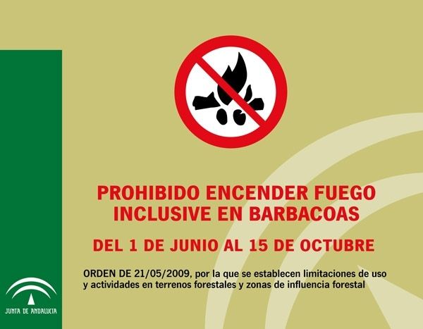 La provincia entra este jueves en el periodo de restricciones debido al alto riesgo de incendio