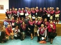 Los alumnos del aula de formación de mayores de Lepe reciben sus diplomas en la Universidad de Huelva