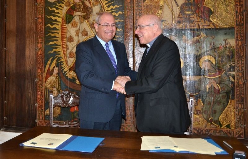 El Obispado y la Fundación Atlantic Copper firman un convenio de colaboración con especial atención al monasterio de Santa Clara
