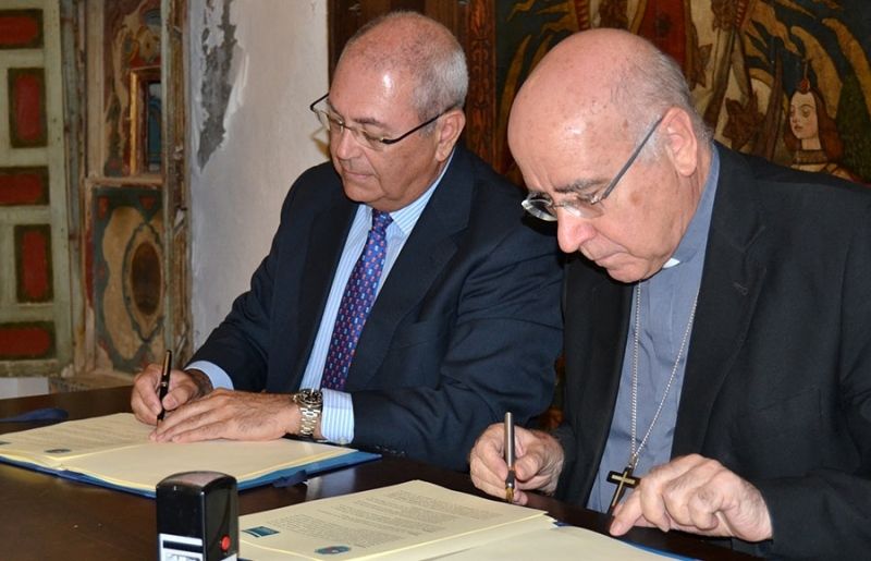 El Obispado y la Fundación Atlantic Copper firman un convenio de colaboración con especial atención al monasterio de Santa Clara
