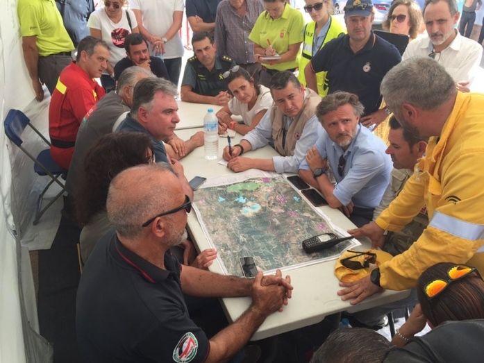 Estabilizado el incendio de Riotinto