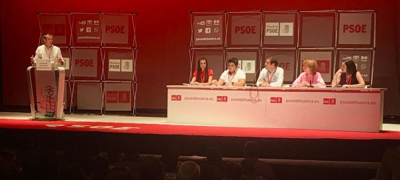El PSOE de Huelva elige por aclamación a los 33 delegados para el Congreso Regional