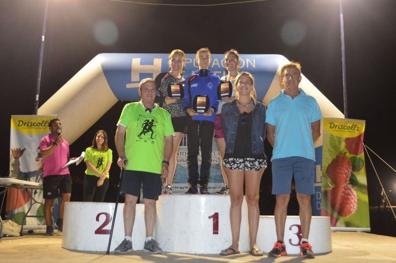 José Manuel García y Paula Rodríguez ganan la Carrera Solidaria Nocturna de Punta Umbría