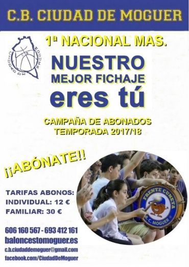 El CB Ciudad de Moguer presenta su campaña de abonados