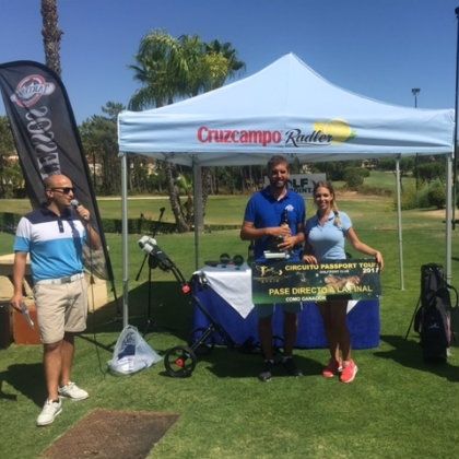 Gonzalo Cabot, ganador del Circuito Passport Tour en Islantilla