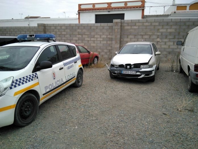 Detienen en Trigueros a un conductor ebrio y sin carné que se dio a la fuga tras provocar un accidente en Beas