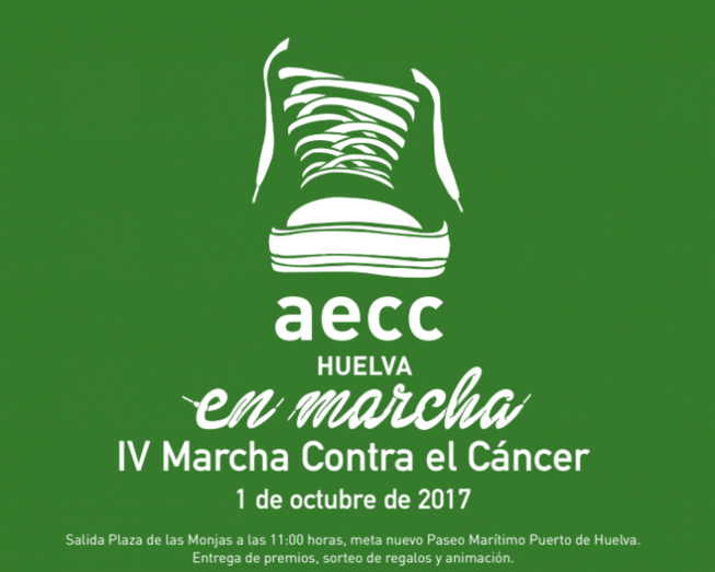 La AECC Huelva celebra su Marcha contra el Cáncer el 1 de octubre