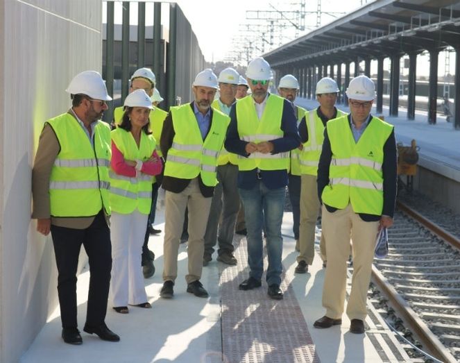 Las obras de la nueva estación de trenes están ya al 70% de ejecución