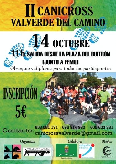 Abierto el plazo de inscripción para la II Canicross de Valverde del Camino