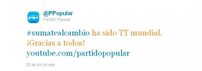 Los hashtags son como las armas: los carga el diablo