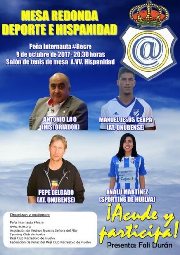 Charla-coloquio 'Deporte e Hispanidad' con Antonio La O, Pepe Delgado, Cerpa y Analu