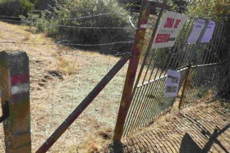 Marcha reinvidicativa para reclamar un tramo usurpado del Cordel de las Buervas en la Sierra de Huelva