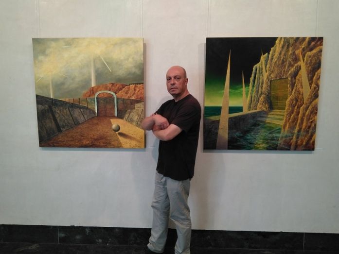Faustino Rodríguez muestra desde este lunes en Huelva  su obra pictórica en Fundación Caja Rural del Sur