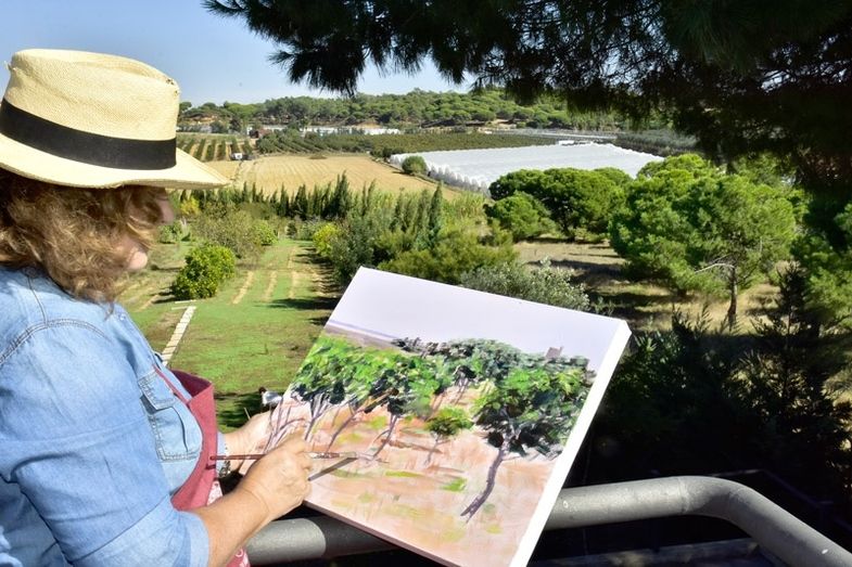 Paletas leperas y ayamontinas se unen en una jornada de convivencia