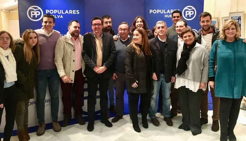 El PP de Zalamea la Real reelige por unanimidad a Manuel Domínguez Zorrero como presidente local