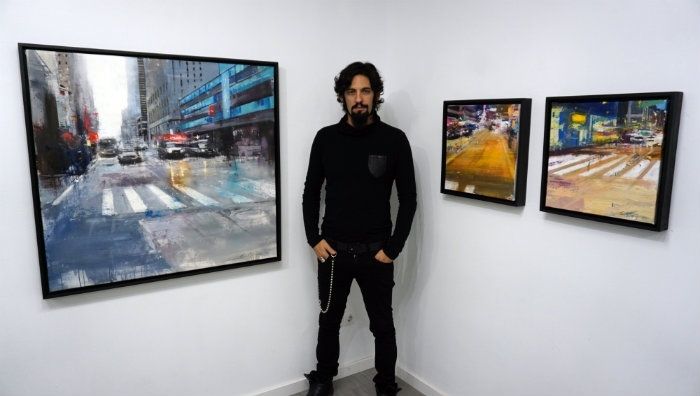 Pedro Rodríguez Garrido ilumina con colores “más brillantes y puros” el aniversario de la galería 'Espacio 0'