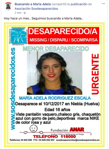 El runrún: Mª Adela sigue sin aparecer