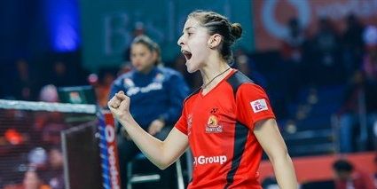 Carolina Marín, campeona de la Premier League de la India con los Hyderabad Hunters