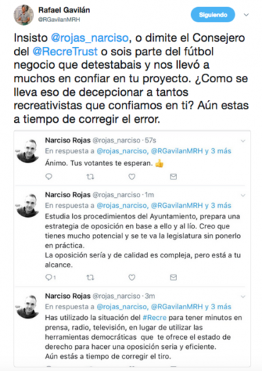 El runrún: Rafael Gavilán y Narciso Rojas, a la gresca