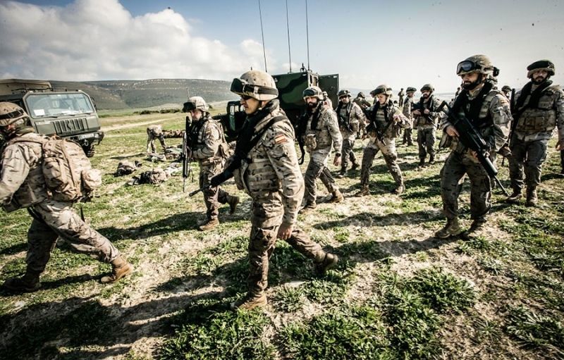 Finaliza el ejercicio militar del LHD 'Juan Carlos I' con presencia en Médano del Loro y El Arenosillo