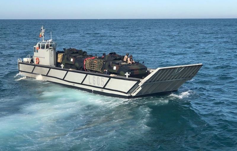 Finaliza el ejercicio militar del LHD 'Juan Carlos I' con presencia en Médano del Loro y El Arenosillo