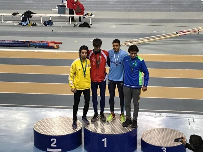 Títulos sub 23 para Héctor Santos, Raúl Camacho y Zakaría Boufaljat en un campeonato con tres medallas onubenses más
