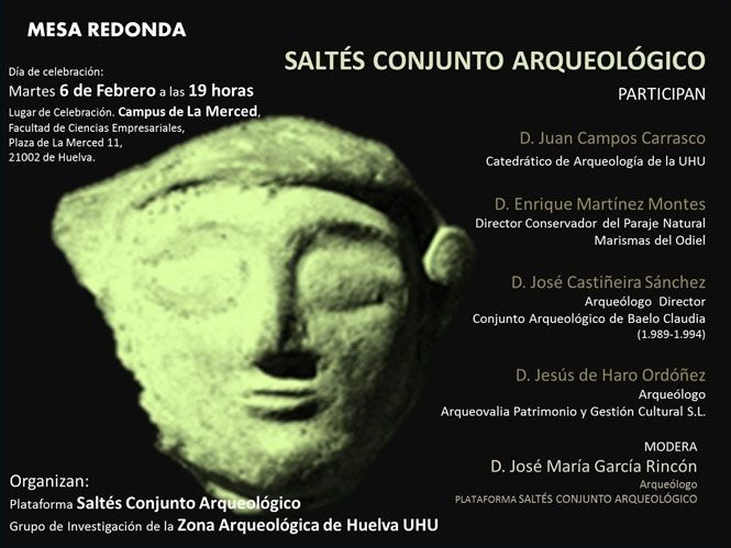 El campus de La Merced acoge el martes una mesa redonda sobre el yacimiento arqueológico de Saltés