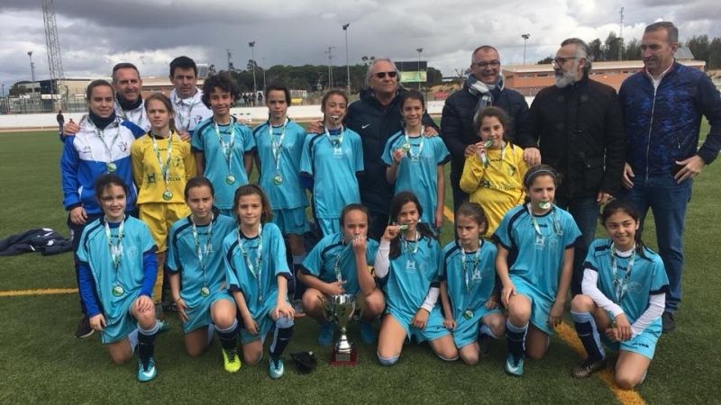 Histórico subcampeonato andaluz de Huelva de la categoría alevín femenino