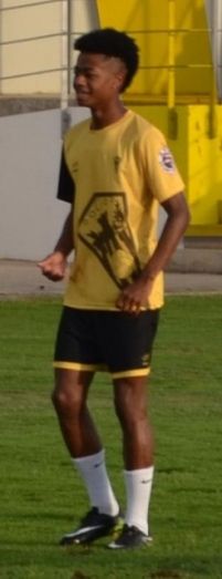 El jugador del San Roque Kevin, en la preconvocatoria del Congo para la Copa Africana de Naciones