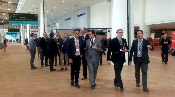 El Patronato y el Círculo Empresarial de Turismo de Huelva visitan las nuevas instalaciones del Aeropuerto de Faro
