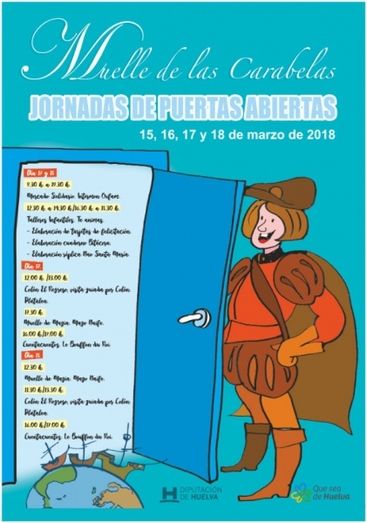 Puertas Abiertas y múltiples actividades en el Muelle de las Carabelas para celebrar el 525 Aniversario del regreso de Colón
