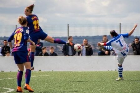 Punto de oro y de mucho prestigio y mérito para el Sporting Huelva ante el Barcelona (1-1)