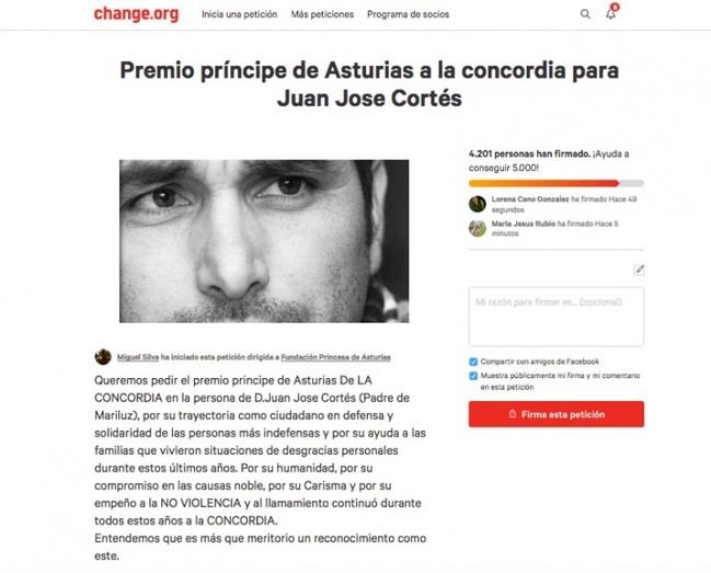 El runrún: ¿Juan José Cortés, premio Príncipe de Asturias a la Concordia?