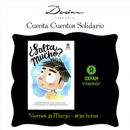 'Cómo explicar a tus hijos o hijas la realidad de las personas refugiadas', cuentacuentos solidario en la Librería Dorian