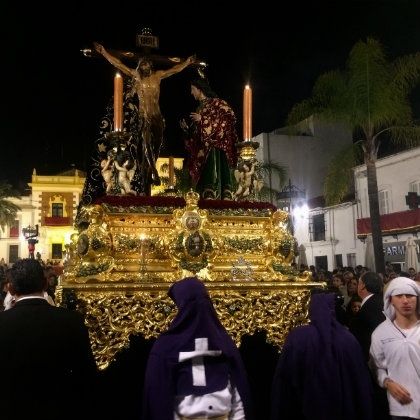 El Cristo de la Mataluva procesiona en el Miércoles Santo valverdeño