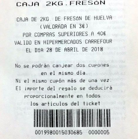 El runrún: Carrefour, con dos... fresones