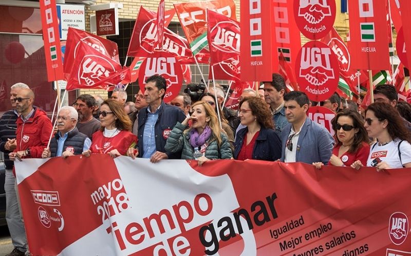 Huelva reclama en la calle trabajo digno