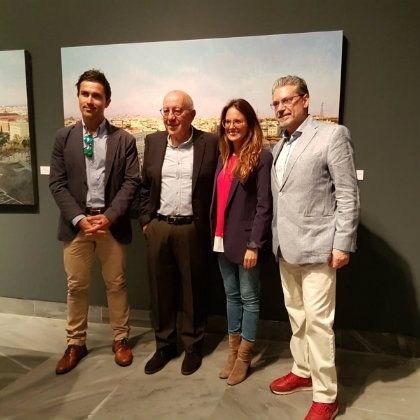 Juan Ceada y Juan Fernández exponen la muestra 'De palabras y colores' en el Museo de Huelva