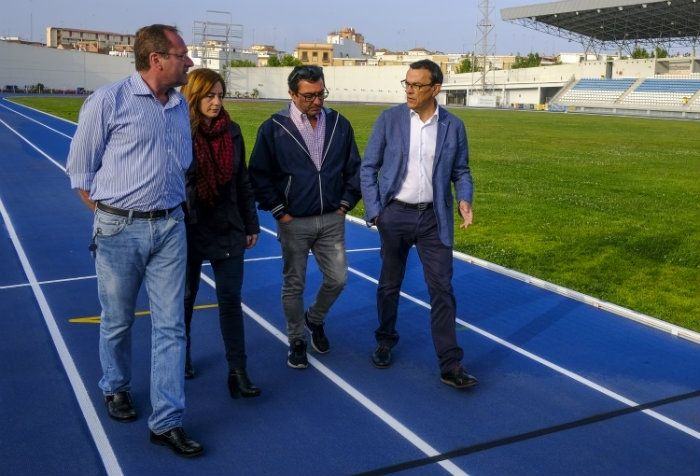 El Estadio Iberoamericano Emilio Martín ya tiene listas sus nuevas pistas para el Meeting Iberoamericano