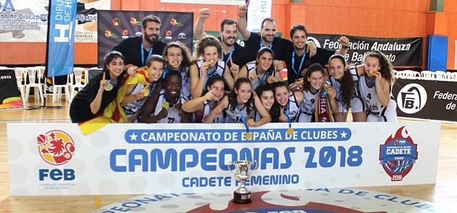 Snatt’s Femení Sant Adrià revalida su idilio con Huelva y se alza con el Campeonato de España Cadete Femenino