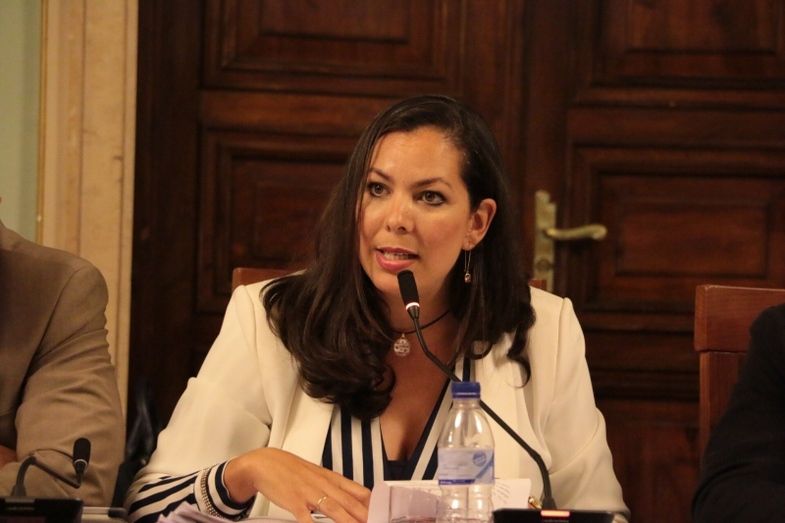 María Martín (Cs), sobre el ferrocarril: 'PP y PSOE van cada uno por su lado”